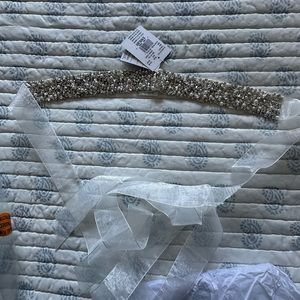 David’s Bridal wedding sparkly belt